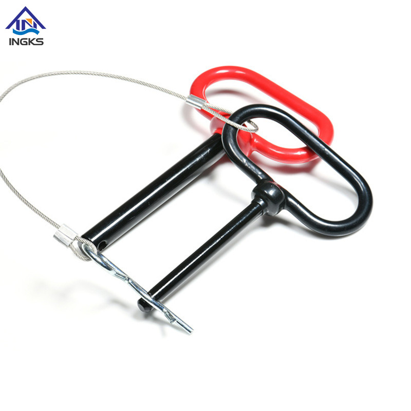 Perno con cerniera di precisione di tipo Q, maniglia a sgancio facile con estremità forata