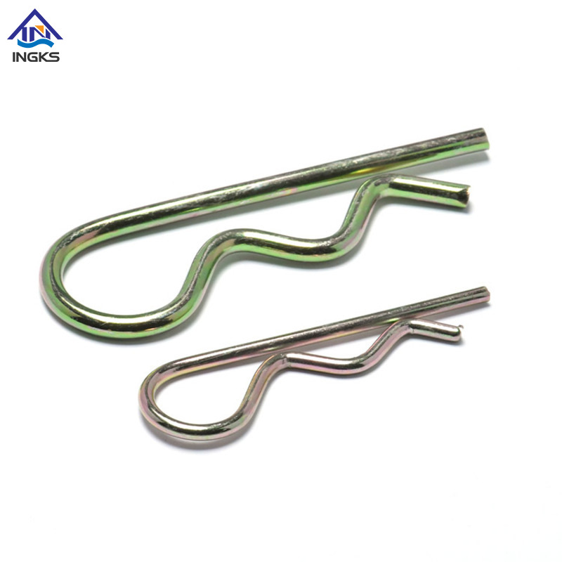 Coppiglia a molla a spirale singola in acciaio (tipo R).