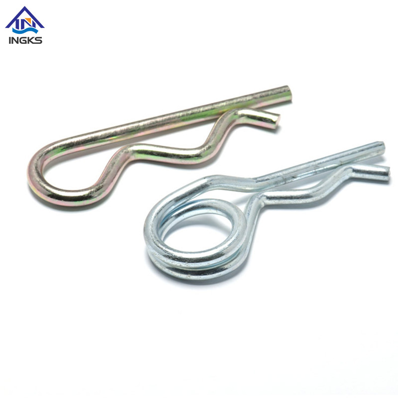 Coppiglia a molla a spirale singola in acciaio (tipo R).