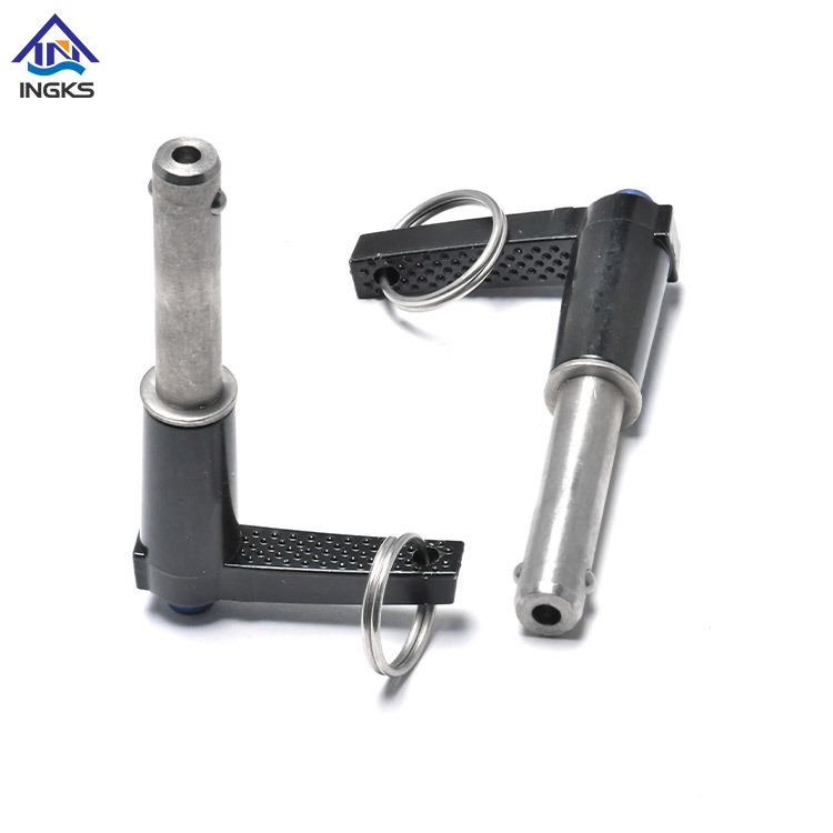 L Testa con Pulsante dell'anello Pin bloccante a rilascio rapido