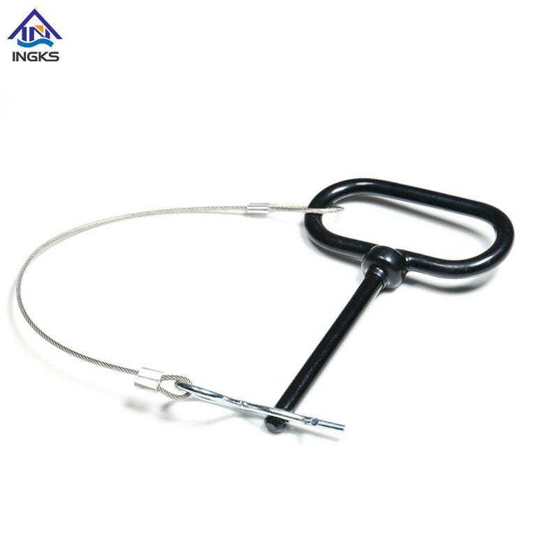 Perno con cerniera di precisione di tipo Q, maniglia a sgancio facile con estremità forata