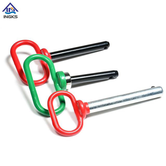 Perno con cerniera di precisione di tipo Q, maniglia a sgancio facile con estremità forata