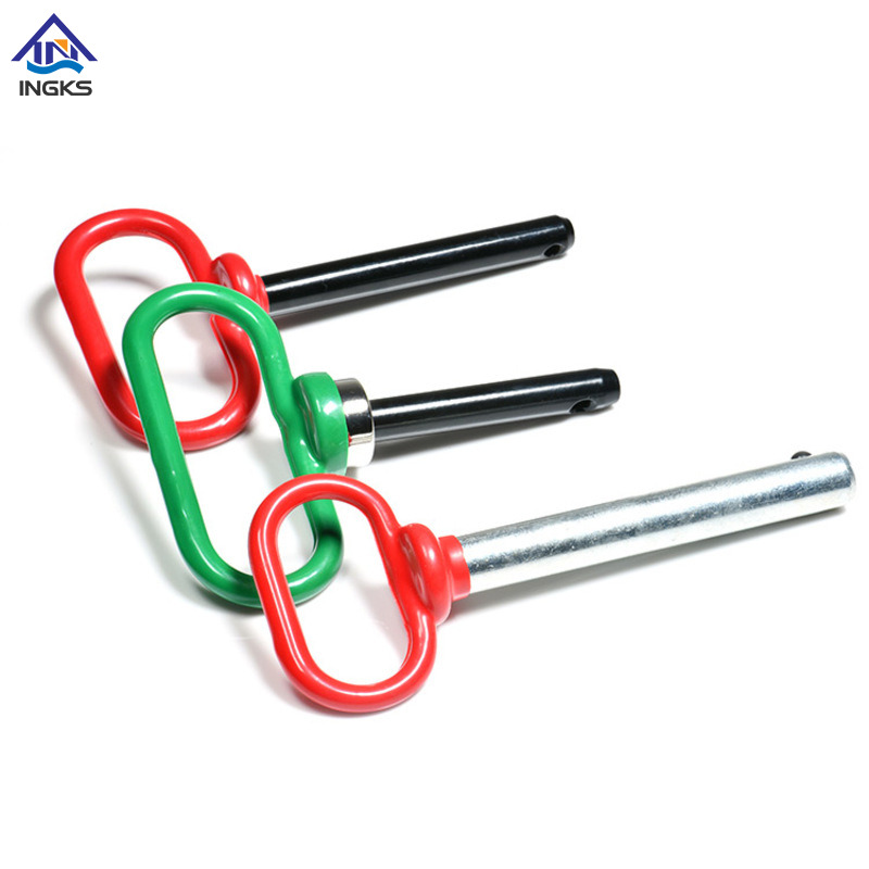 Perno con cerniera di precisione di tipo Q, maniglia a sgancio facile con estremità forata